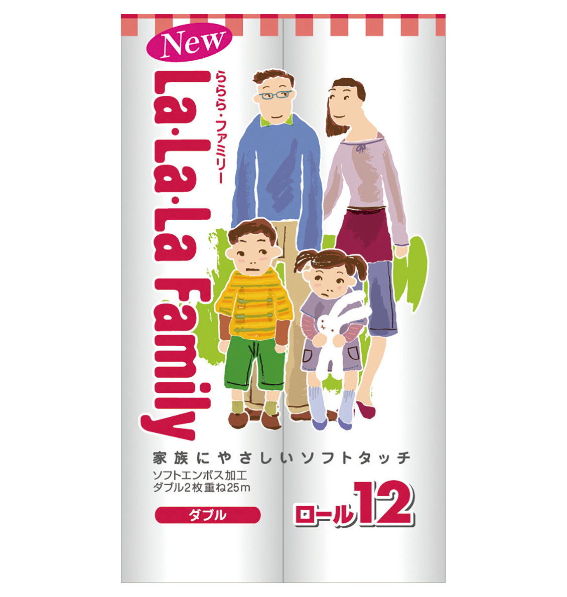 ラララファミリートイレットペーパー12ロールダブル　会員登録後に卸売価格が表示されます